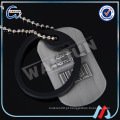 Gravura em branco gravada pet metal dog tag